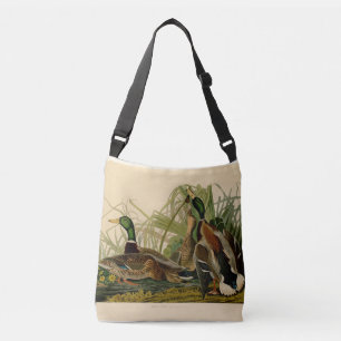 Sac Ajustable Peinture d'oiseaux de Mallard Duck Audubon