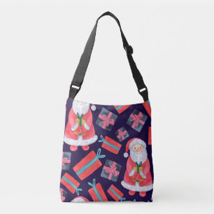Sac Ajustable Père Noël souriant, Aquarelle Noël sans sourire.