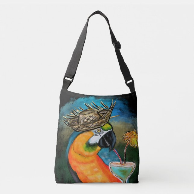 Sac Ajustable Perroquets de fête (Devant)