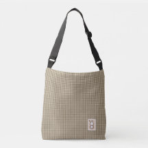 Petit lapin en latte dans le Houndstooth Vintage
