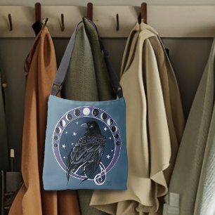 Sac Ajustable Phases de la lune corail Étoiles Bleu