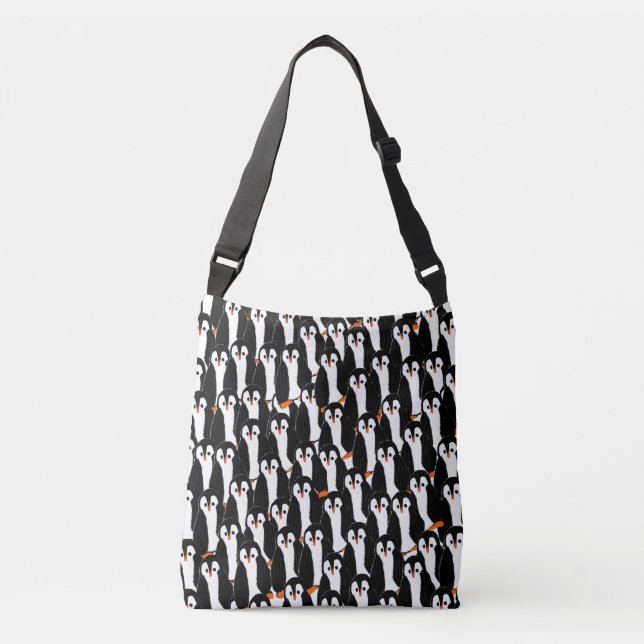 Sac Ajustable Piles mignonnes Whimsical de pingouins (Devant)