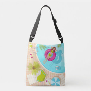 Sac Ajustable Piscine fille en bikini plage d'été