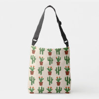 Plantes de cactus vertes et crème 