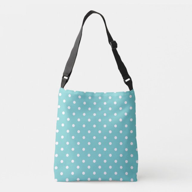 Sac Ajustable Point Polka Sky Turquoise (Dos)