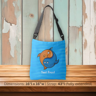 Sac Ajustable Poisson Yin Yang Dessin Animé