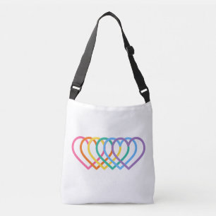 Sac Ajustable Porte-draps de pride heart avec des longs supports