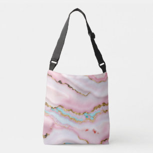 Sac Ajustable Porte Marbre Populaire Blue Rose Collection Or