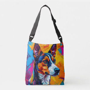 Sac Ajustable Portrait abstrait de chien Basenji