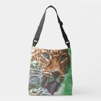 Sac Ajustable Portrait de Léopard Greenery
