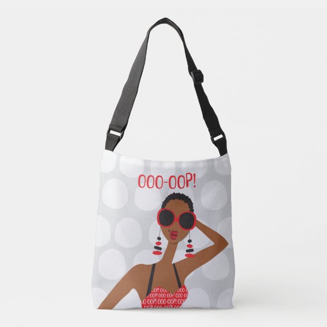 Sac Ajustable Pour toutes les filles en rouge et blanc (Devant)