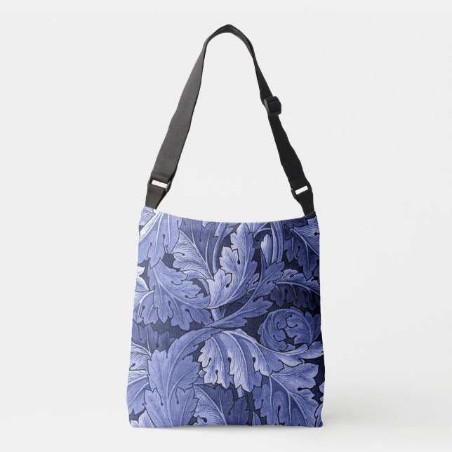 Sac Ajustable Pré-Raphaelite Acanthus Motif en bleu (Devant)
