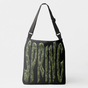 Sac Ajustable Printemps amusant Feuilles vertes Typographie Él