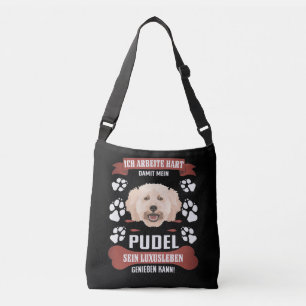 Sac Ajustable Profitez de la vie luxueuse, caniche miniature