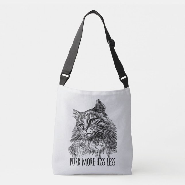 Sac Ajustable Purr More Hiss Less Pretty Kitty (Devant)