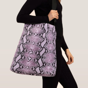 Sac Ajustable Python Snakeskin à lessive rose exotique