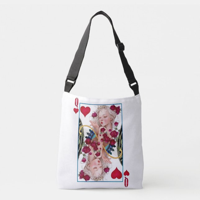 Sac Ajustable Queen of Hearts Surdimensionné Graphisme, Jouer de (Devant)
