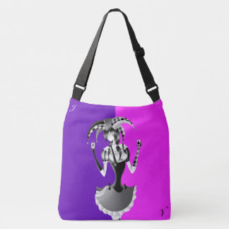 Sac Ajustable Quirky Jester Holding two Playing Cards  