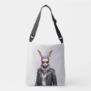 Sac Ajustable Rabbit Biker Rebel en cuir Jacket Cool Style