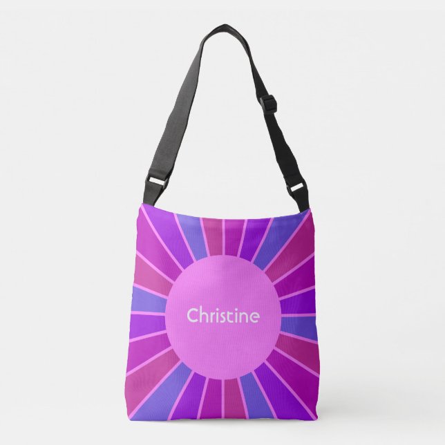 Sac Ajustable Raies rondes Frame 15 + votre backgr. & idées (Devant)