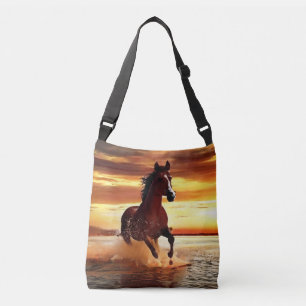 Sac Ajustable Randonnée À Cheval Sauvage À Travers Le Surf
