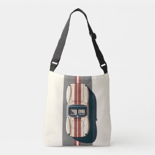 Sac Ajustable Rayure de voiture de course rétro minimaliste
