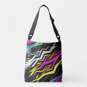 Sac Ajustable Rayures de néon Abstraites
