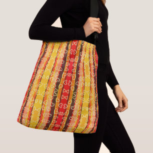 Sac Ajustable Rayures et cœurs rétro
