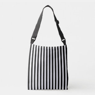 Sac Ajustable Rayures verticales noires et blanches classiques