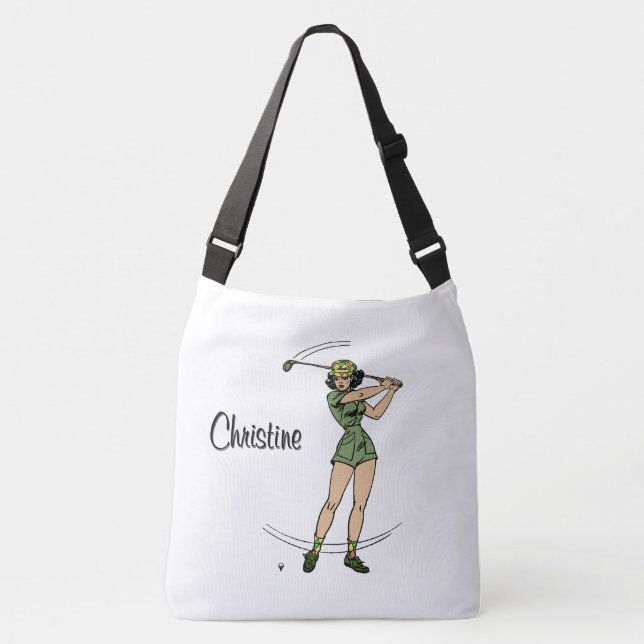 Sac Ajustable Réchauffez-vous pour Golfing Personal Lady Golfer (Devant)