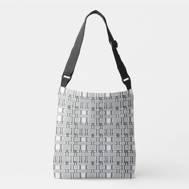 Sac Ajustable Rectangle gris neutre Motif (Devant)