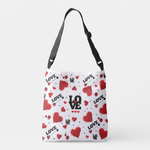 Sac Ajustable Red Hearts Motif Saint Valentin