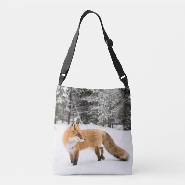Sac Ajustable Renard rouge de la neige blanche (Dos)