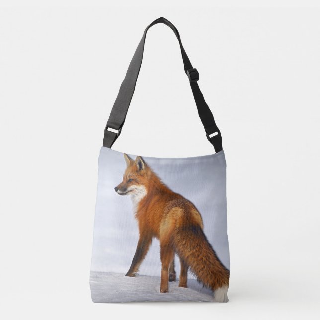 Sac Ajustable Renard rouge en hiver (Devant)