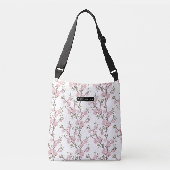 Sac Ajustable Ressorts floraux personnalisés Motif rose (Devant)