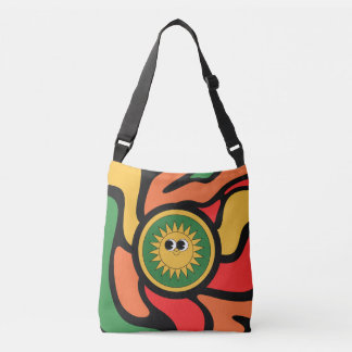Sac Ajustable Retro Abstrait avec sun emoji Fourre-tout