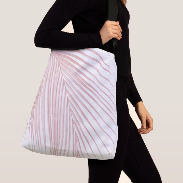 Sac Ajustable Rêve minimal de feuille de palme rose pâle #1 #tro (De près)