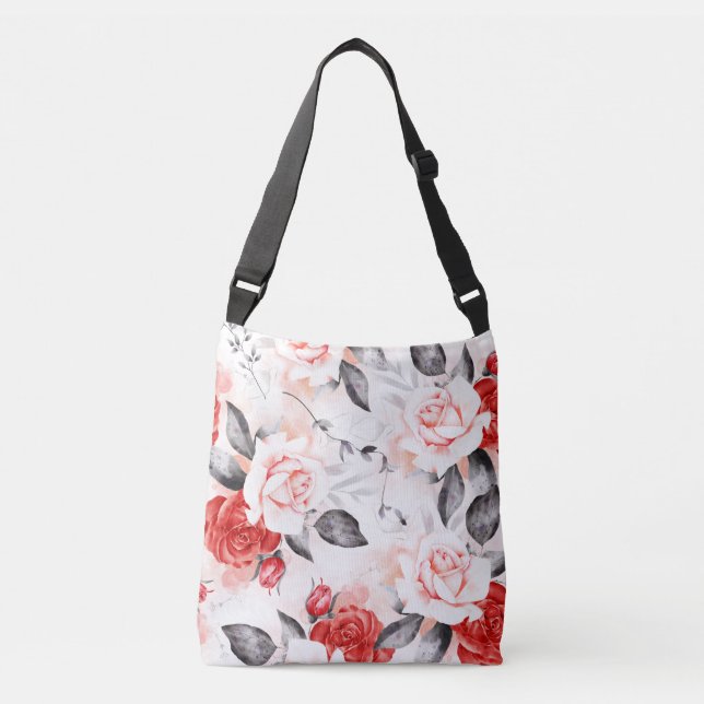 Sac Ajustable Roses roses et rouges (Devant)