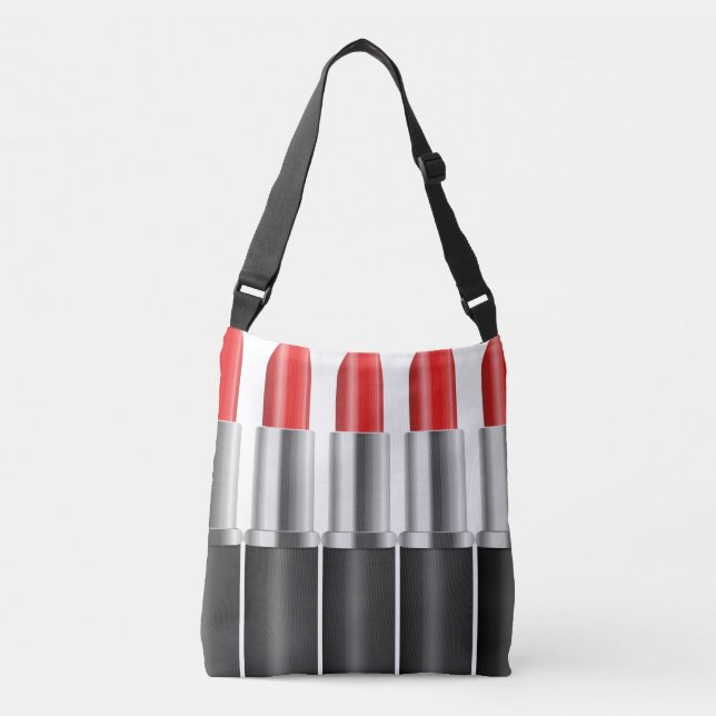Sac Ajustable Rouge à lèvres rouge (Devant)