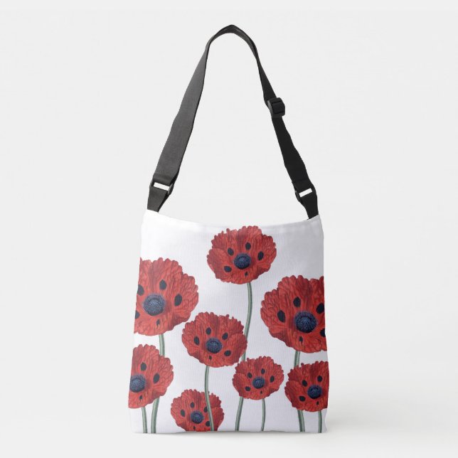 Sac Ajustable Rouge crapaud blanc (Devant)