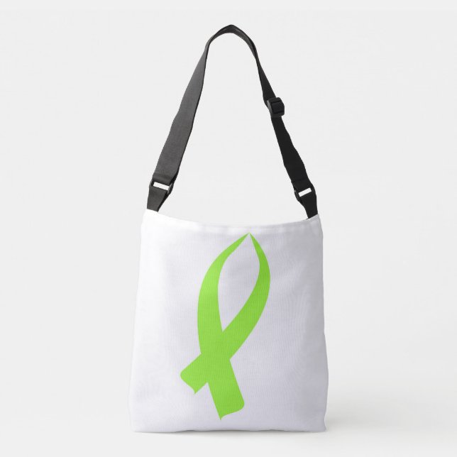 Sac Ajustable Ruban de conscience (vert de chaux) (Devant)