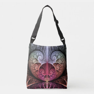 Sac Ajustable Rythme cardiaque, art fractal de fantaisie surréal