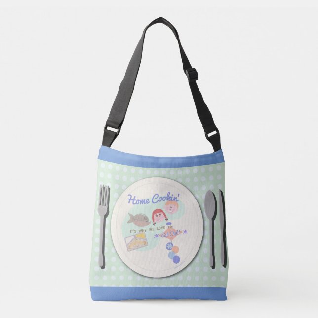 Sac Ajustable Sassy Home Cuisine Retro Art Fun Slogan (Devant)