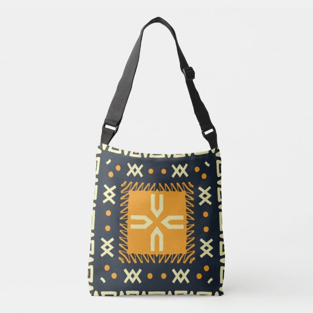 Sac Ajustable Schawl Design : Carré indien Batik. (Devant)
