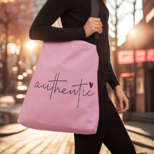 Sac Ajustable Script Tendance Rose
