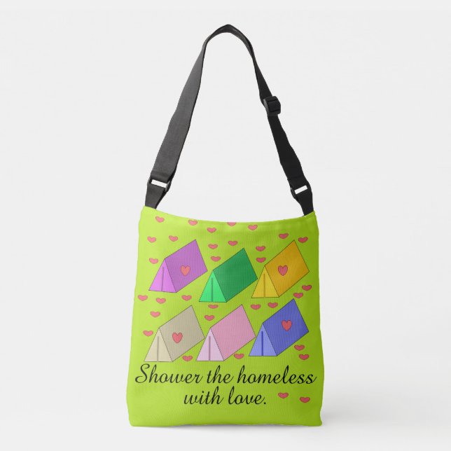 Sac Ajustable Shower the Homeless with Love : (Devant)