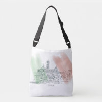 Siena Italie stylo drapeau italien et dessin d'enc