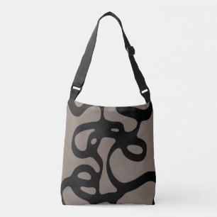 Sac Ajustable Signaux éloignés : Noir Abstrait et gris