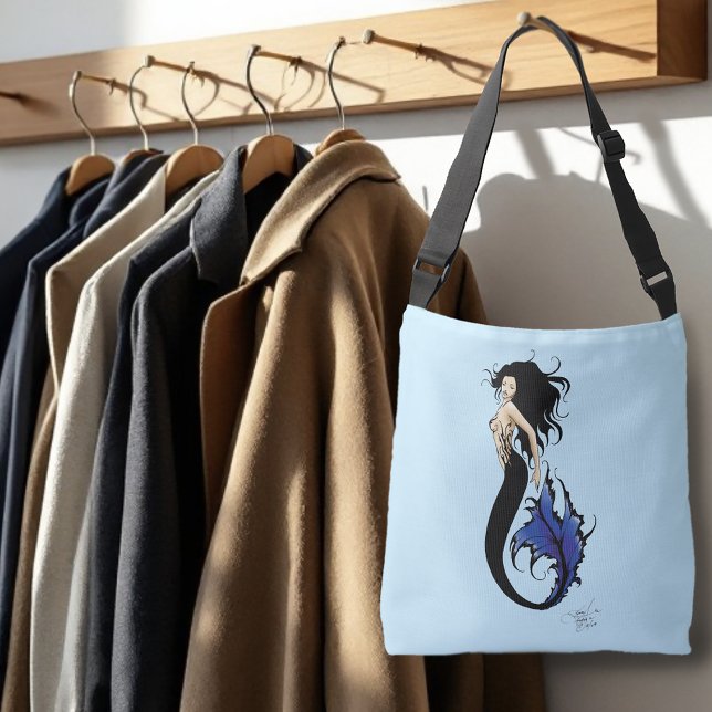 Sac Ajustable Sirène tribale bleue (Créateur téléchargé)