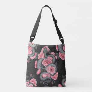 Sac Ajustable Snakes and  peach roses